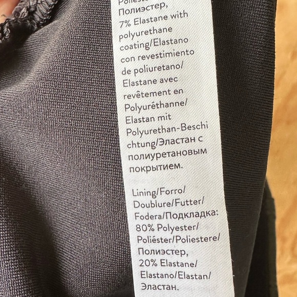 Spanx Leather-Like Jogger Pant Black Faux Leather Pocket High Waist 20283R - Picture 12 of 14